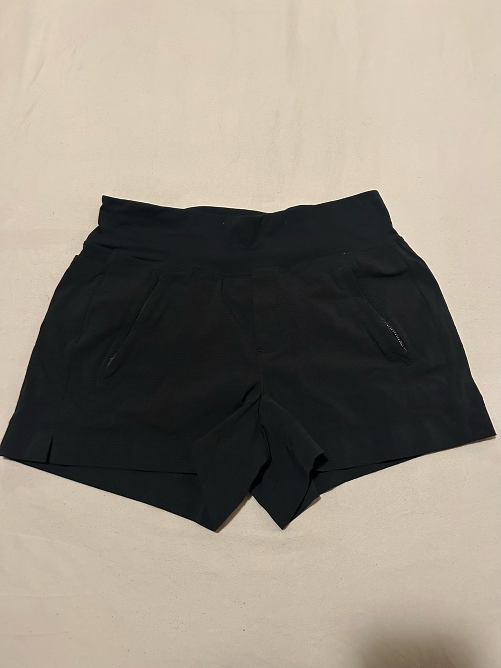 Athleta Black High-Rise Active Shorts